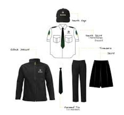 St.Johns Ambulance Uniforms Full Set Pullover 38,Black Trouser 36/42,Beret,Socks, Tie